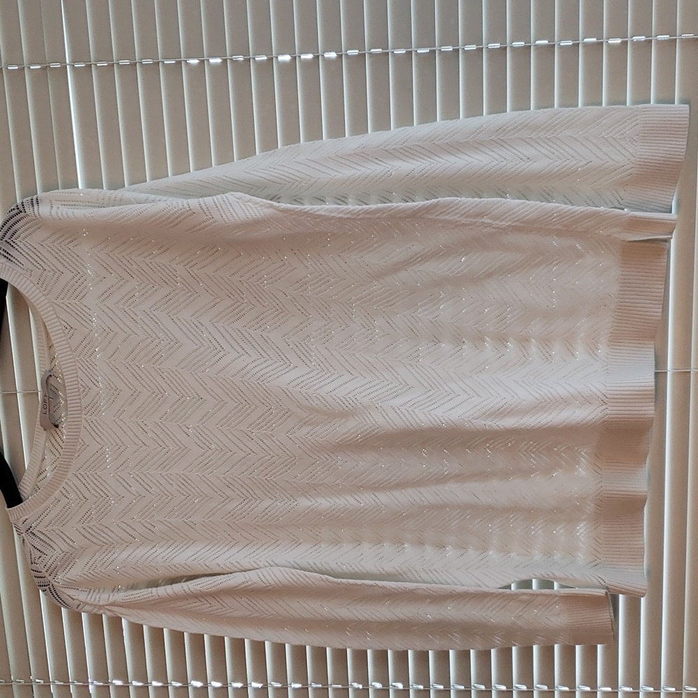 LOFT Cream Sweater | Size Medium
